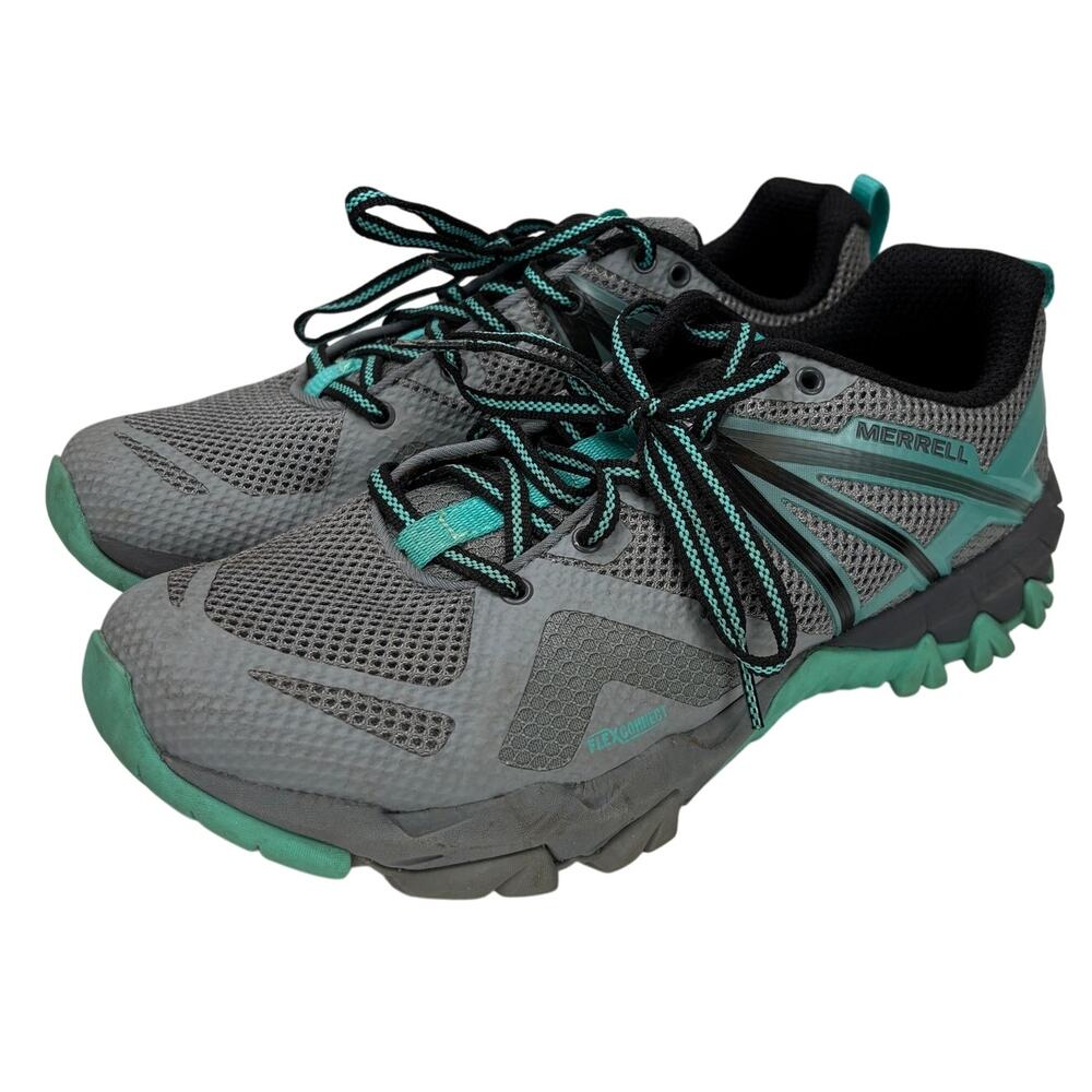 Merrell Women's MQM Flex Athletic Shoes US 8 Monument Gray Teal J05514